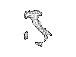 map of italy art
